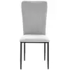 Chaise tissu AURA coloris gris