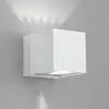 Milan Iluminación Applique cubique Dau montante et descendante alu