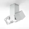 Milan Iluminación Milan Dau Spot plafonnier à trois lampes aluminium