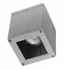 Leds-c4 - Plafonnier GU10 Afrodita, aluminium et verre, gris - Gris
