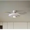 Mantra Iluminación Ventilateur de plafond LED Kyoto, blanc, courant co...