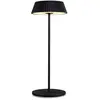 Mantra Iluminación Lampe de table LED Relax avec pied, noir, rechargea...