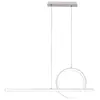 Mantra Iluminación Suspension LED Kitesurf, à 2 lampes, blanc