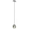 Luminaire Center Suspension, Suspension small Lens Gris en Verre Mantra
