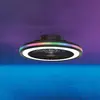 Mantra Iluminación Ventilateur de plafond LED Gamer noir DC silencieux...