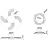 Mantra Iluminación Ventilateur de plafond LED Aloha blanc moteur DC si...