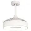 Mantra Iluminación Ventilateur de plafond LED Coin Mini blanc DC silen...