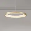 Mantra Iluminación Suspension LED Niseko II, télécommande, Ø 50cm doré