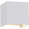Mantra Iluminación Applique d'extérieur LED Davos, blanc, angulaire, i...