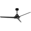 Mantra Iluminación Ventilateur de plafond LED Brisa Mini noir/bois sil...
