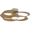 Mantra Iluminación Ventilateur de plafond LED Rose bois Moteur DC sile...