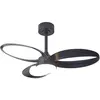 Mantra Iluminación Ventilateur de plafond LED Infinity, noir, DC silen...