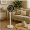 Ventilateur sur pied oscillant et réglable en hauteur de 40 W