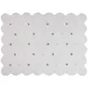 Tapis lavable bord biscuit en coton rose Biscuit Lorena Canals