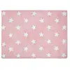 Lorena Canals Tapis lavable Etoiles rose (120 x 160 cm)
