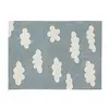 Lorena Canals Tapis lavable nuages vintage bleu (120 x 160 cm)