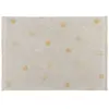 Lorena Canals Tapis lavable Hippy Dots natural miel (120 x 160 cm)