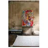 HOMEMAISON Tapis lavable en coton Canvas Lorena Canals