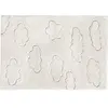 Lorena Canals Tapis lavable RugCycled® Clouds en coton naturel (90 x 130 cm)
