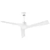 Leds C4 Ventilateur du Plafond Ip20 Mogan Blanc Brillant Blanc