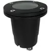 Forlight Tidian - 1 Lumière Ronde Encastrée Extérieure Au Sol Noir Ip67, Gu10