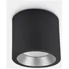 LEDKIA Plafon Ip66 Cosmos Led Ø126Mm Led 12W Blanco Cálido - 3000K On-Off Gris Urbano