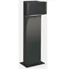 LEDS-C4 Baliza Ip66 Diago Bollard Led 5W Blanco Cálido - 3000K Gris Urbano 286Lm