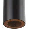 Suspension Pipe, aluminium, noir et or
