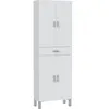 Habitdesign VMO HOME - MEUBLE DE SALLE DE BAIN 4 PORTES 1 TIRO Largeur: 60 x Profondeur: 29 x Hauteur: 182