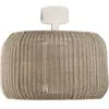 Plafonnier LED Fora de Bover, blanc naturel/beige, Ø 50 cm