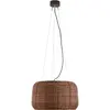 Bover Suspension d'extérieur LED Fora S, brun graphite/brunØ 50 cm