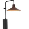 Bover Platet A01 applique d’extérieur LED brune