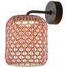 Bover Nans A Applique d'extérieur LED, rouge, Ø 21,6 cm