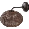 Bover GAROTA-Applique d'extérieur LED métal et tressé Ø27cm