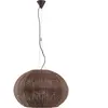 Bover Suspension de jardin en aluminium graphite et abat-jour marron 72cm Garota S/02 - Bov