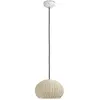 Bover GAROTA-Suspension d'extérieur LED métal et tressé Ø27cm
