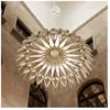 Bover DOME-Suspension LED Bois de Hêtre ajourée Ø91,5cm