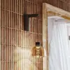 Applique murale LED Bover Drep A/01, ambre, verre, 2 700 K