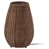 Bover lampe de table LED Amphora, brun/marron-rattan, 47 cm