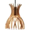 Bover DOMITA-Suspension Bois de Hêtre ajourée Ø20cm