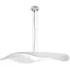 Suspension LED Mediterránia de Bover, blanc/crème, Ø 105 cm