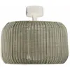 Bover Plafonnier d'extérieur Fora, blanc naturel/beige, Ø 50 cm