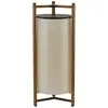 BOVER lampadaire KANDO P/111/R (Nastro crema - Alluminio, legno di tea...