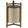 BOVER lampe de table KANDO M/40/R (Nastro crema - Alluminio, legno di ...