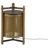 BOVER lampe de table KANDO M/40 (Corda sabbia - Alluminio, legno di te...