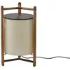 BOVER lampadaire KANDO P/76 (Nastro crema - Alluminio, legno di teak, ...