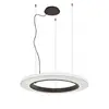 Bover Suspension LED Roda S/90, brun/blanc, Ø 90 cm, TRIAC