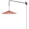 BOVER lampe murale pour extérieur NANS 55 A/98 OUTDOOR (Rosso (con ara...