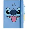 Carnet A5 peluche avec stylo projecteur Stitch