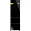CECOTEC Réfrigérateur-congélateu - Bolero - CoolMarket Combi FD 400 - Verre Noir - Total NoFrost - Classe E